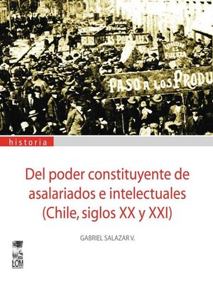 cover image of Del poder constituyente de asalariados e intelectuales